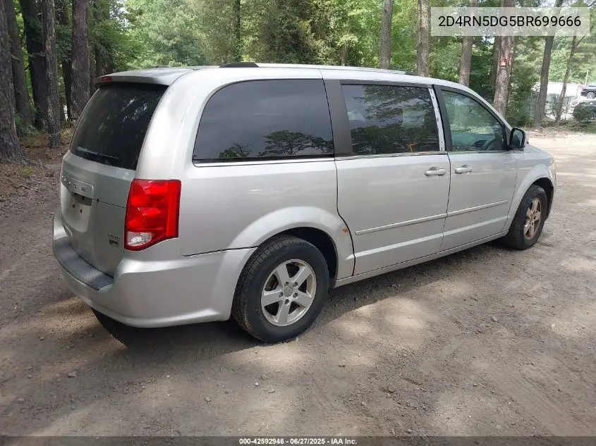 2011 Dodge Grand Caravan Crew VIN: 2D4RN5DG5BR699666 Lot: 42592946