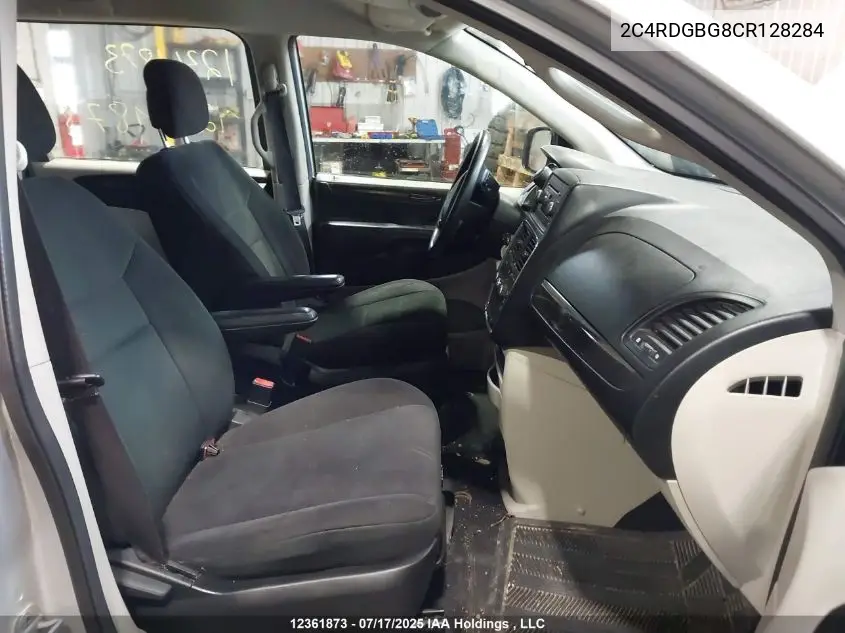 2012 Dodge Grand Caravan Se/Sxt VIN: 2C4RDGBG8CR128284 Lot: 12361873X