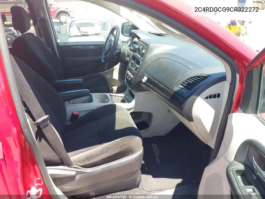 2012 Dodge Grand Caravan Sxt VIN: 2C4RDGCG9CR322272 Lot: 42797702