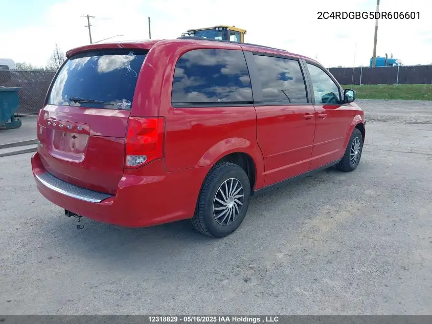 2013 Dodge Grand Caravan Se/Sxt VIN: 2C4RDGBG5DR606601 Lot: 12318829