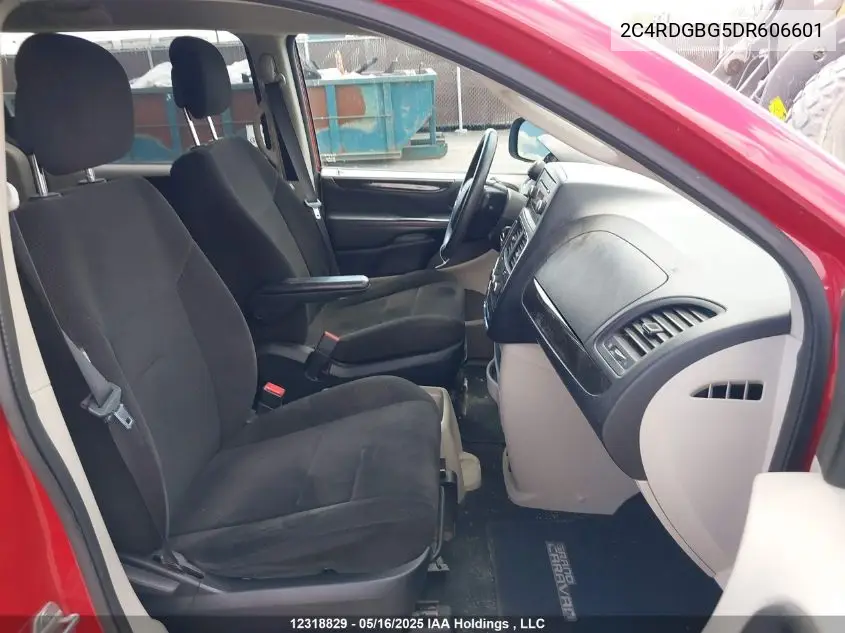 2013 Dodge Grand Caravan Se/Sxt VIN: 2C4RDGBG5DR606601 Lot: 12318829