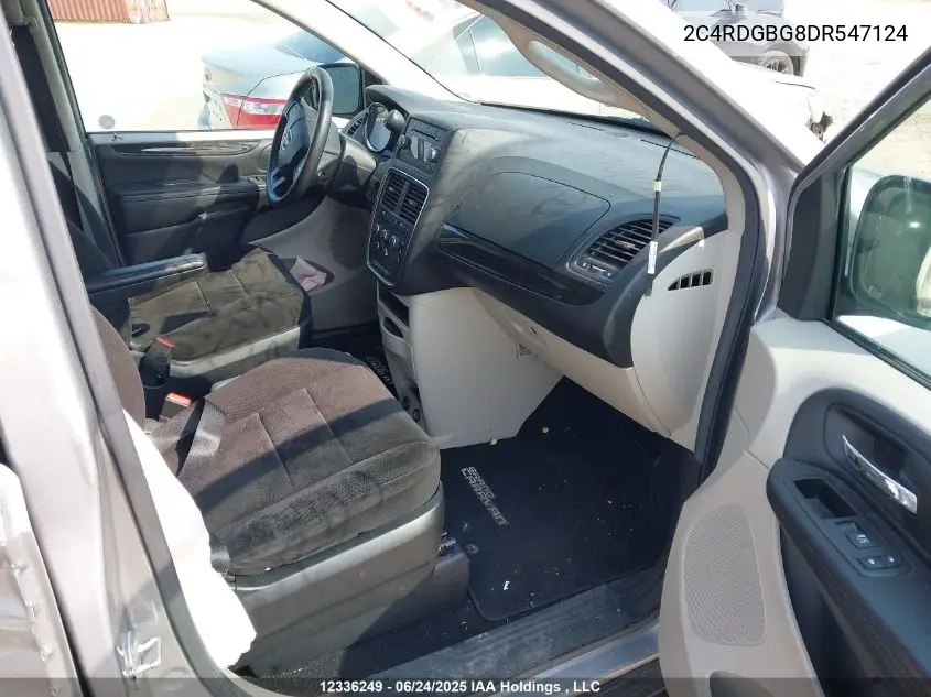 2013 Dodge Grand Caravan Se VIN: 2C4RDGBG8DR547124 Lot: 12336249