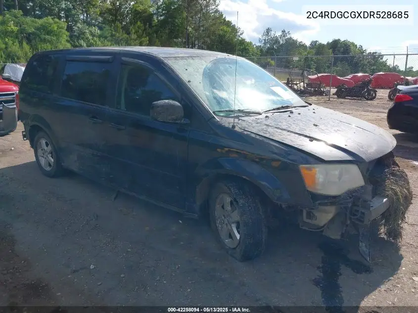 2013 Dodge Grand Caravan Sxt VIN: 2C4RDGCGXDR528685 Lot: 42258094
