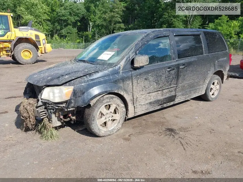 2013 Dodge Grand Caravan Sxt VIN: 2C4RDGCGXDR528685 Lot: 42258094