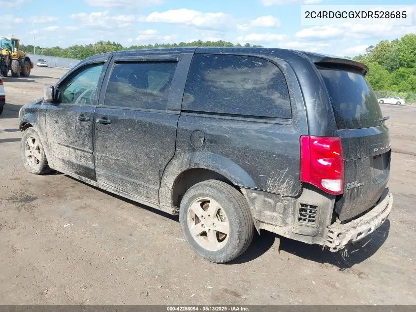 2013 Dodge Grand Caravan Sxt VIN: 2C4RDGCGXDR528685 Lot: 42258094