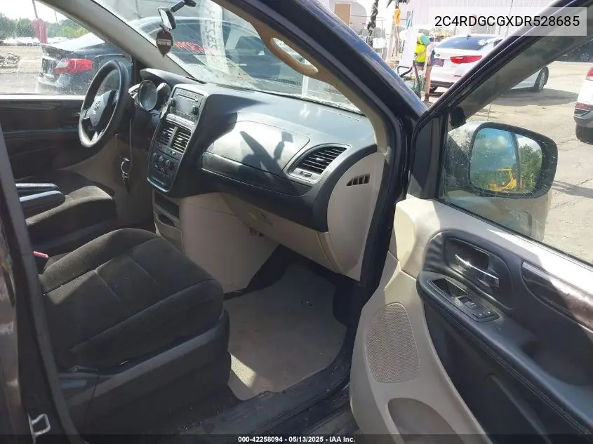 2013 Dodge Grand Caravan Sxt VIN: 2C4RDGCGXDR528685 Lot: 42258094