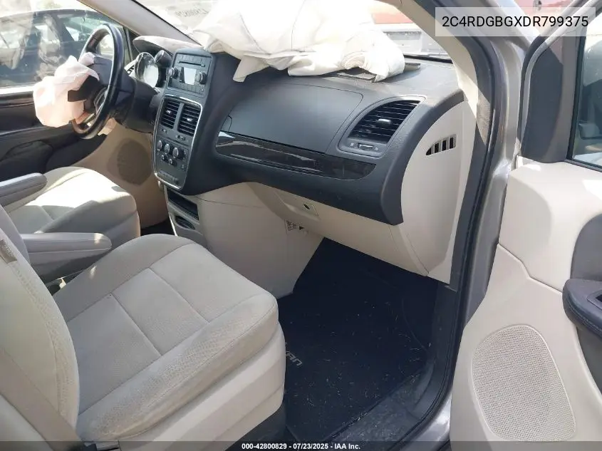 2013 Dodge Grand Caravan Se VIN: 2C4RDGBGXDR799375 Lot: 42800829