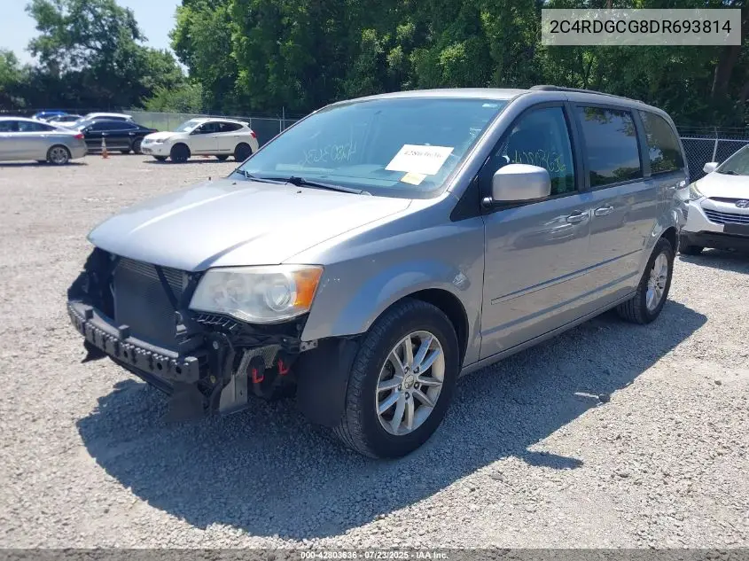 2C4RDGCG8DR693814 2013 Dodge Grand Caravan Sxt