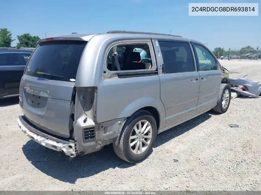 2C4RDGCG8DR693814 2013 Dodge Grand Caravan Sxt