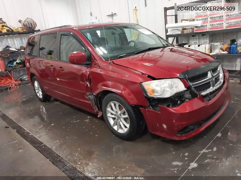 2014 Dodge Grand Caravan Sxt VIN: 2C4RDGCGXER296509 Lot: 42199687