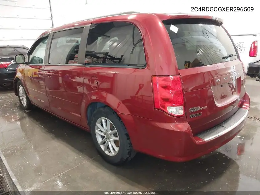 2014 Dodge Grand Caravan Sxt VIN: 2C4RDGCGXER296509 Lot: 42199687