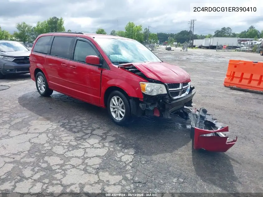 2014 Dodge Grand Caravan Sxt VIN: 2C4RDGCG1ER390410 Lot: 42219504