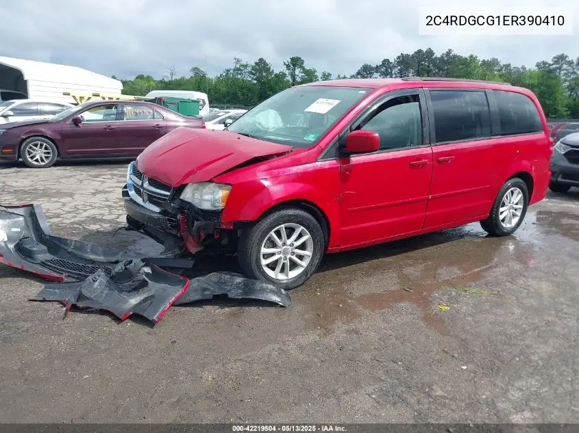 2014 Dodge Grand Caravan Sxt VIN: 2C4RDGCG1ER390410 Lot: 42219504