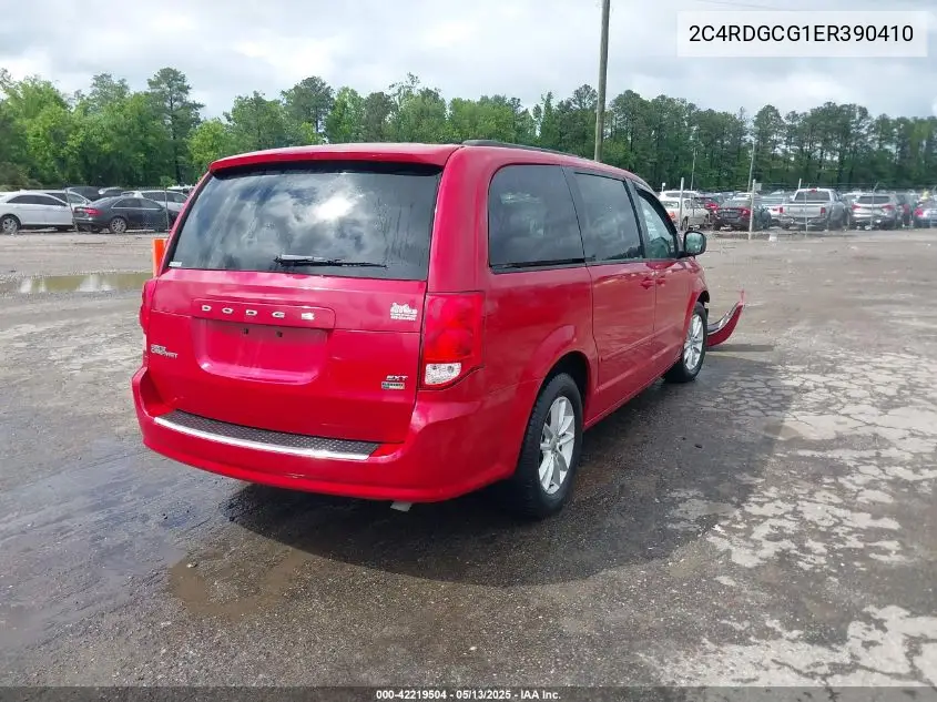 2014 Dodge Grand Caravan Sxt VIN: 2C4RDGCG1ER390410 Lot: 42219504