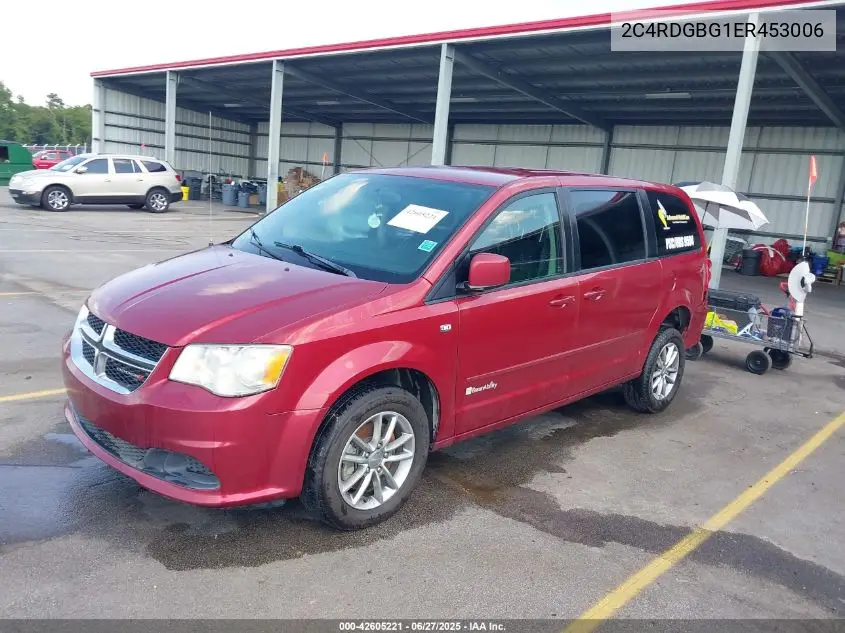 2014 Dodge Grand Caravan Se 30Th Anniversary VIN: 2C4RDGBG1ER453006 Lot: 42605221