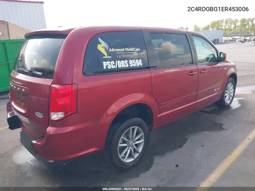 2014 Dodge Grand Caravan Se 30Th Anniversary VIN: 2C4RDGBG1ER453006 Lot: 42605221