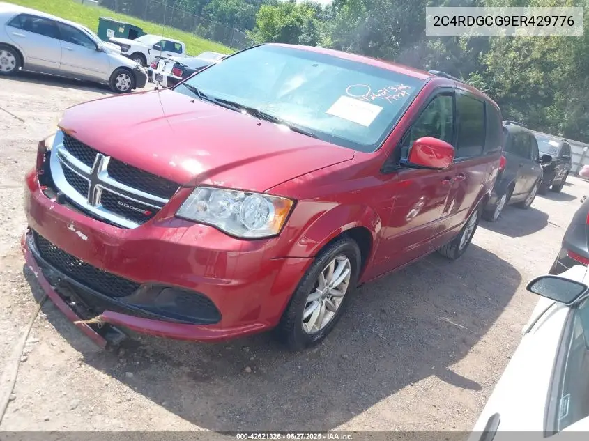 2014 Dodge Grand Caravan Sxt VIN: 2C4RDGCG9ER429776 Lot: 42621326