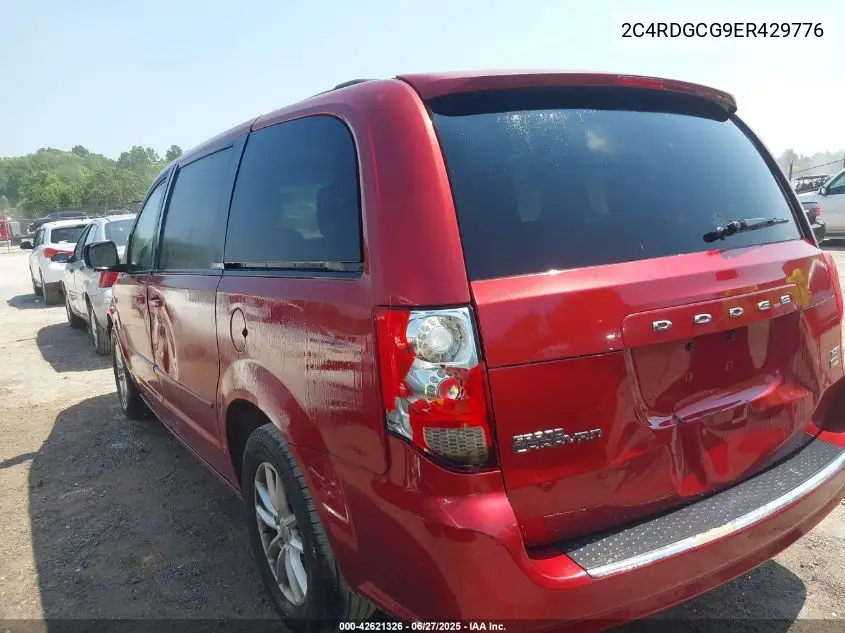 2014 Dodge Grand Caravan Sxt VIN: 2C4RDGCG9ER429776 Lot: 42621326