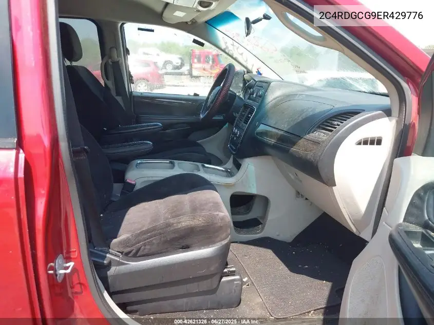 2014 Dodge Grand Caravan Sxt VIN: 2C4RDGCG9ER429776 Lot: 42621326