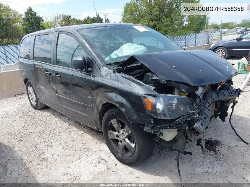2015 Dodge Grand Caravan Se VIN: 2C4RDGBG7FR558358 Lot: 42258477