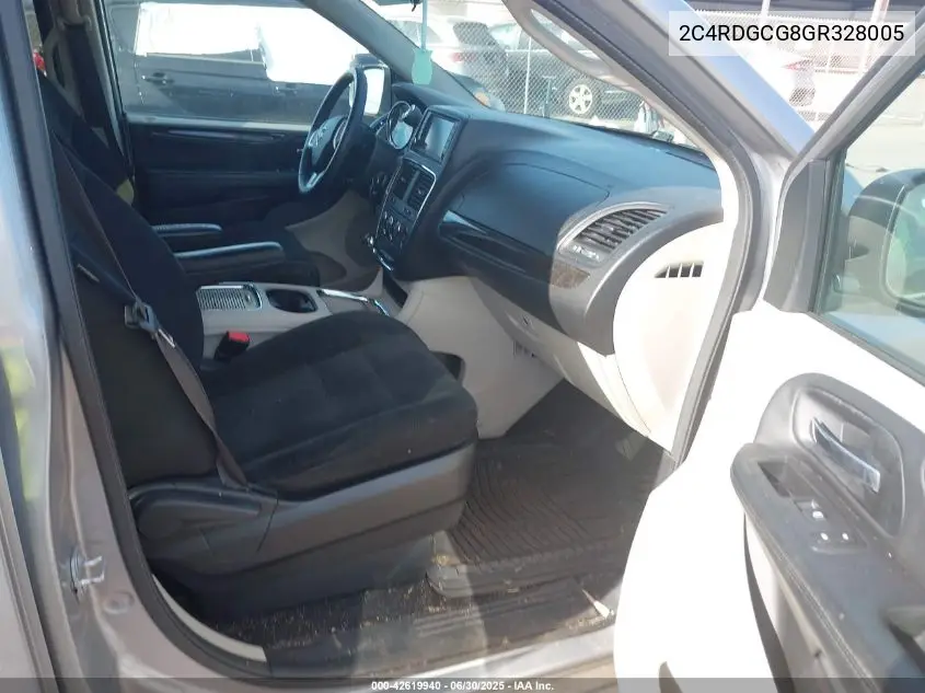 2016 Dodge Grand Caravan Sxt VIN: 2C4RDGCG8GR328005 Lot: 42619940