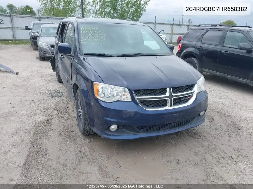 2017 Dodge Grand Caravan Se VIN: 2C4RDGBG7HR658382 Lot: 12325745