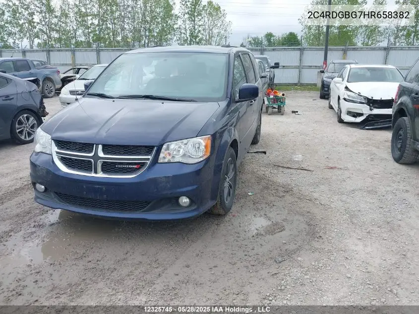 2017 Dodge Grand Caravan Se VIN: 2C4RDGBG7HR658382 Lot: 12325745