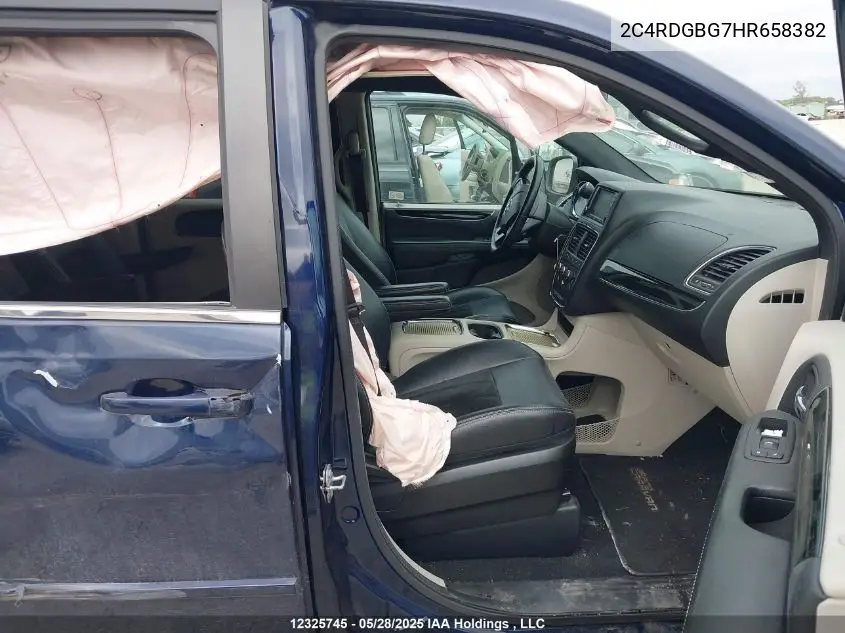 2017 Dodge Grand Caravan Se VIN: 2C4RDGBG7HR658382 Lot: 12325745
