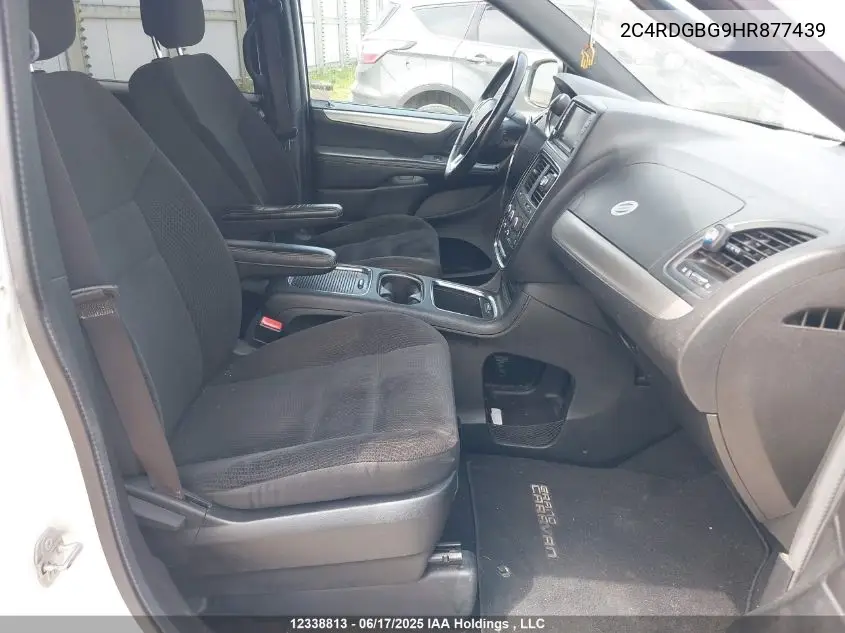 2017 Dodge Grand Caravan Cvp/Sxt VIN: 2C4RDGBG9HR877439 Lot: 12338813