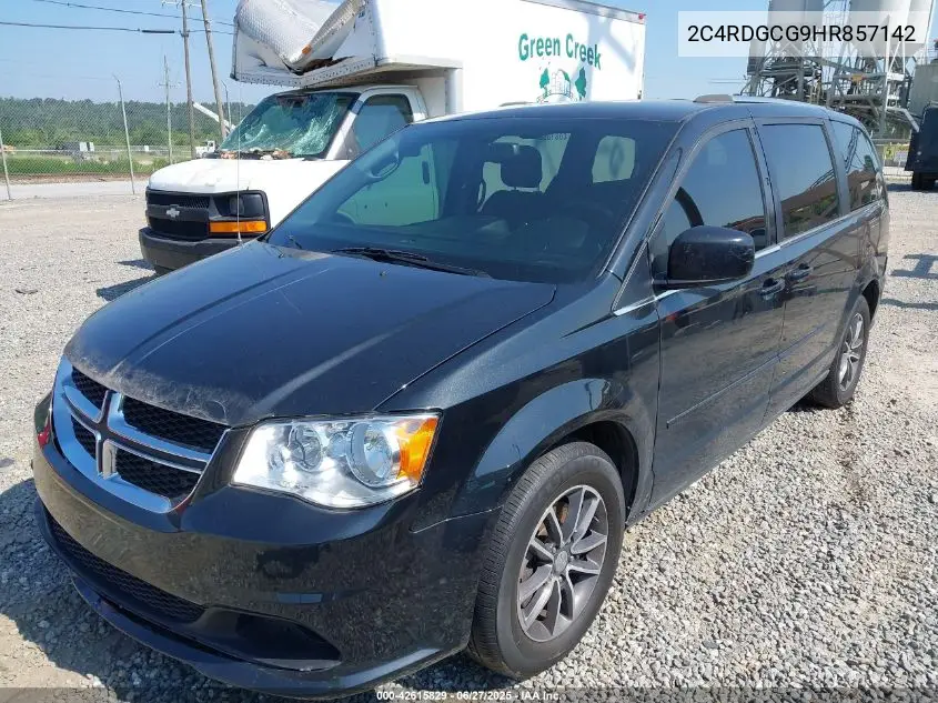 2017 Dodge Grand Caravan Sxt VIN: 2C4RDGCG9HR857142 Lot: 42615829
