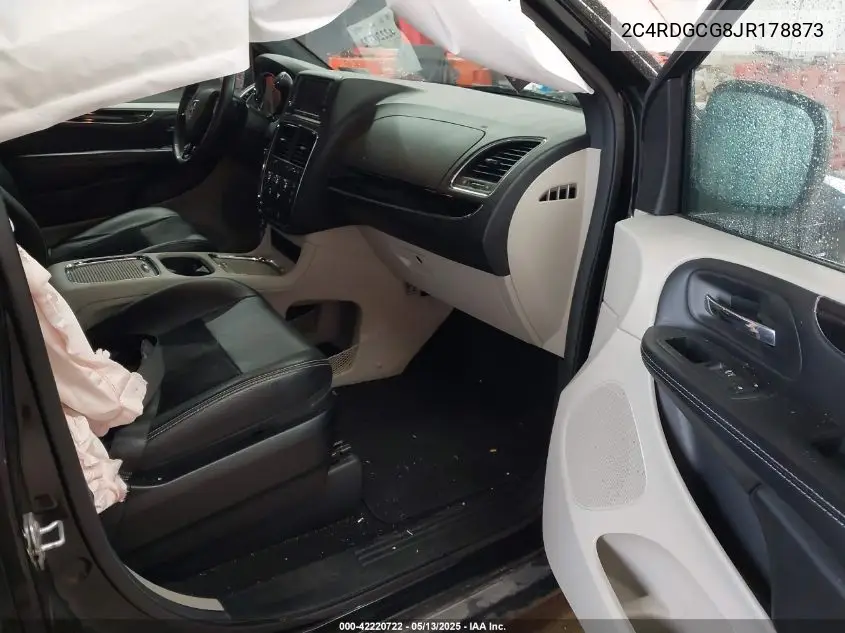 2018 Dodge Grand Caravan Sxt VIN: 2C4RDGCG8JR178873 Lot: 42220722