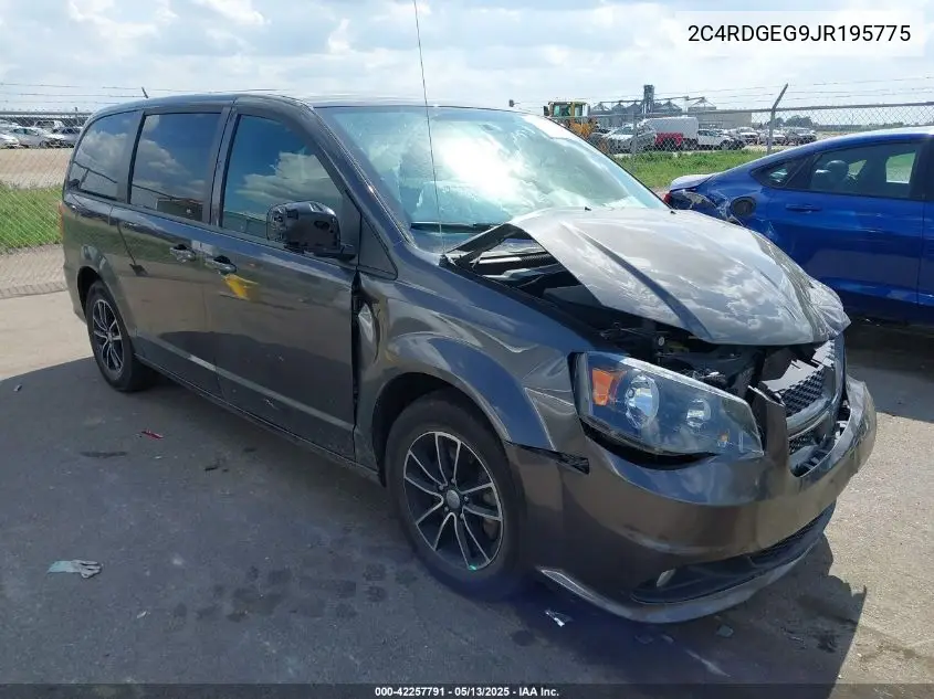 2018 Dodge Grand Caravan Gt VIN: 2C4RDGEG9JR195775 Lot: 42257791