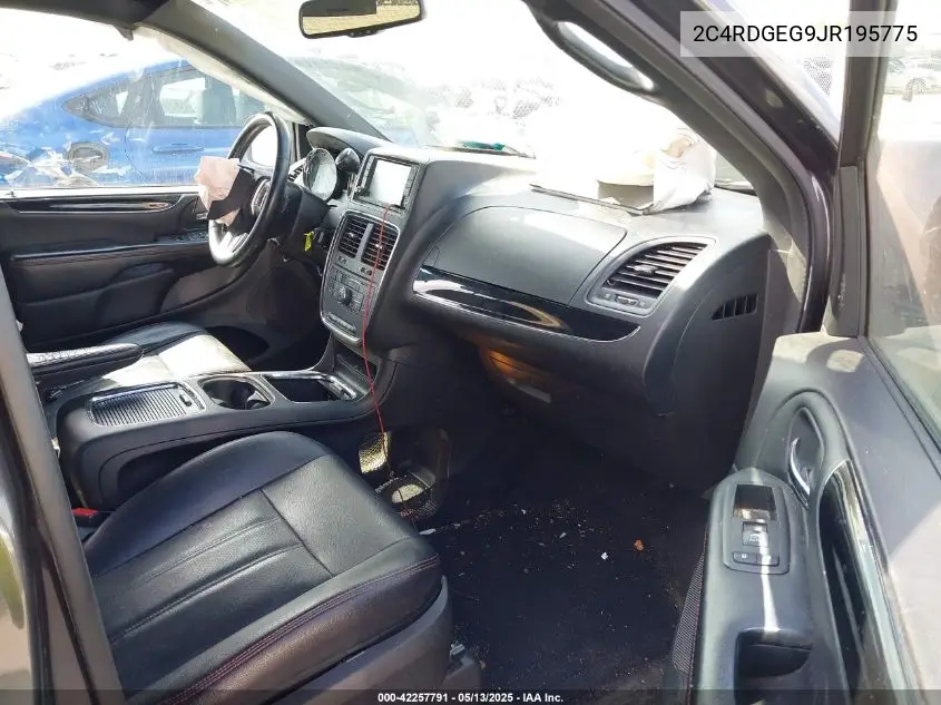 2018 Dodge Grand Caravan Gt VIN: 2C4RDGEG9JR195775 Lot: 42257791