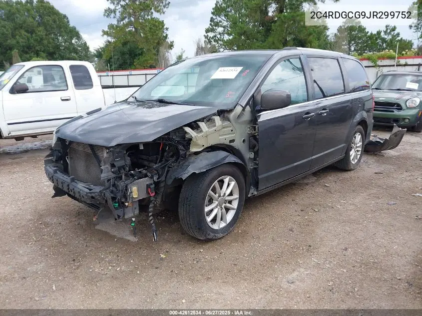 2018 Dodge Grand Caravan Sxt VIN: 2C4RDGCG9JR299752 Lot: 42612534
