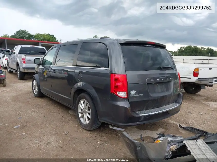 2018 Dodge Grand Caravan Sxt VIN: 2C4RDGCG9JR299752 Lot: 42612534