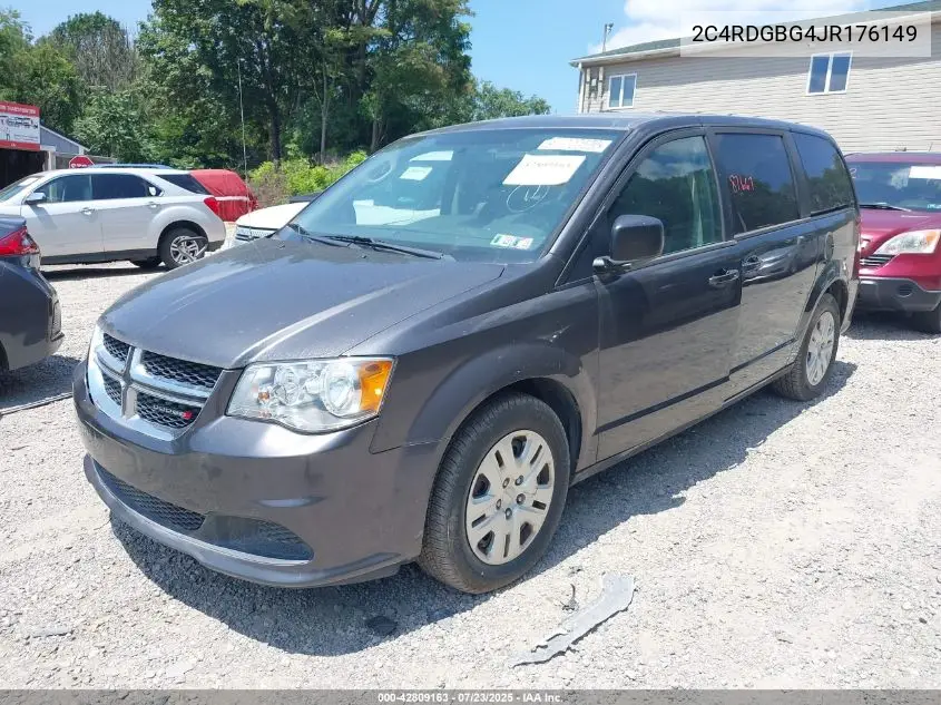 2C4RDGBG4JR176149 2018 Dodge Grand Caravan Se