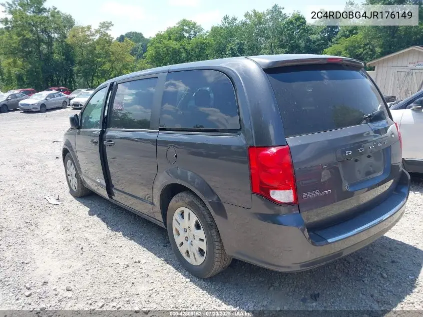 2C4RDGBG4JR176149 2018 Dodge Grand Caravan Se