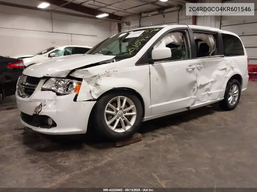 2019 Dodge Grand Caravan Sxt VIN: 2C4RDGCG4KR601546 Lot: 42225482