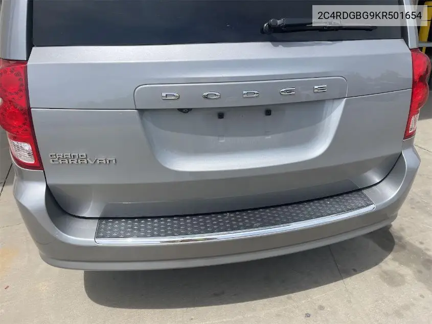 2019 Dodge Grand Caravan Se VIN: 2C4RDGBG9KR501654 Lot: 42262789