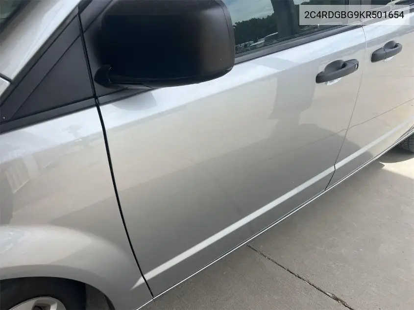 2019 Dodge Grand Caravan Se VIN: 2C4RDGBG9KR501654 Lot: 42262789