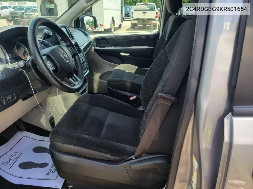 2019 Dodge Grand Caravan Se VIN: 2C4RDGBG9KR501654 Lot: 42262789
