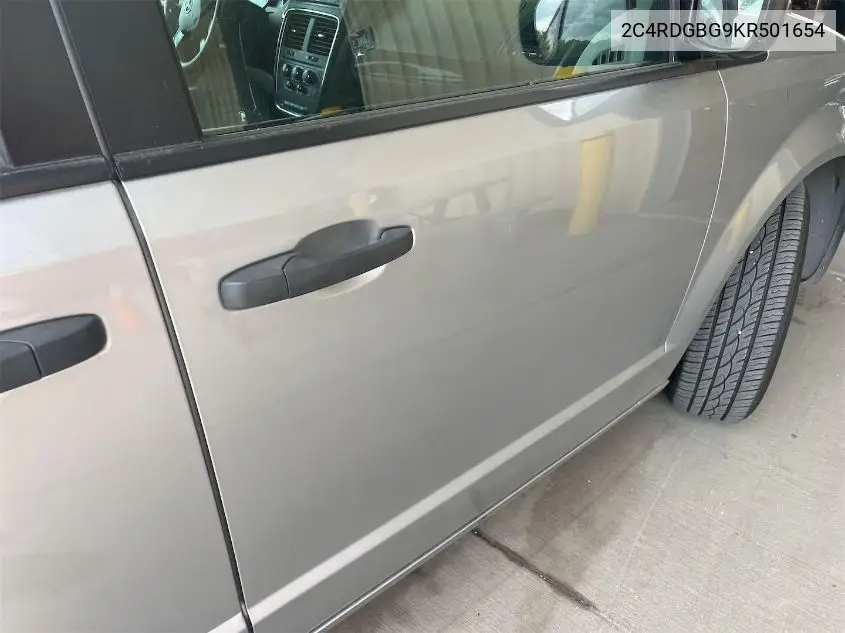 2019 Dodge Grand Caravan Se VIN: 2C4RDGBG9KR501654 Lot: 42262789
