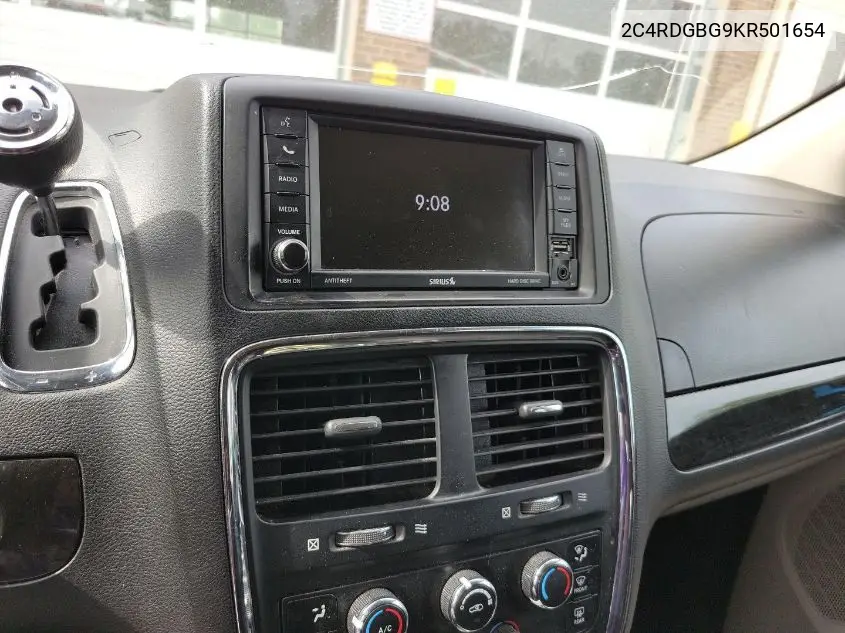 2019 Dodge Grand Caravan Se VIN: 2C4RDGBG9KR501654 Lot: 42262789