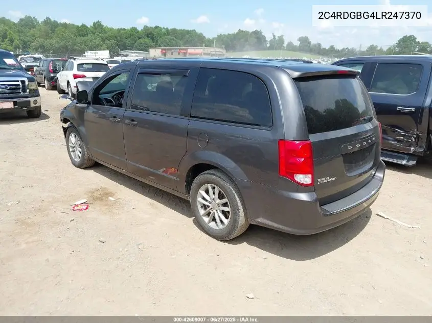 2020 Dodge Grand Caravan Se Plus VIN: 2C4RDGBG4LR247370 Lot: 42609007