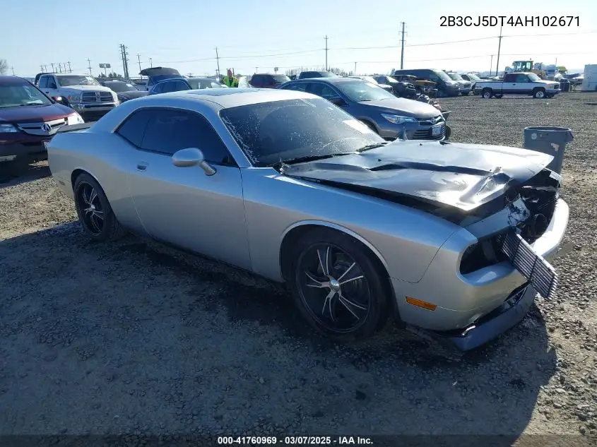 2010 Dodge Challenger R/T VIN: 2B3CJ5DT4AH102671 Lot: 41760969