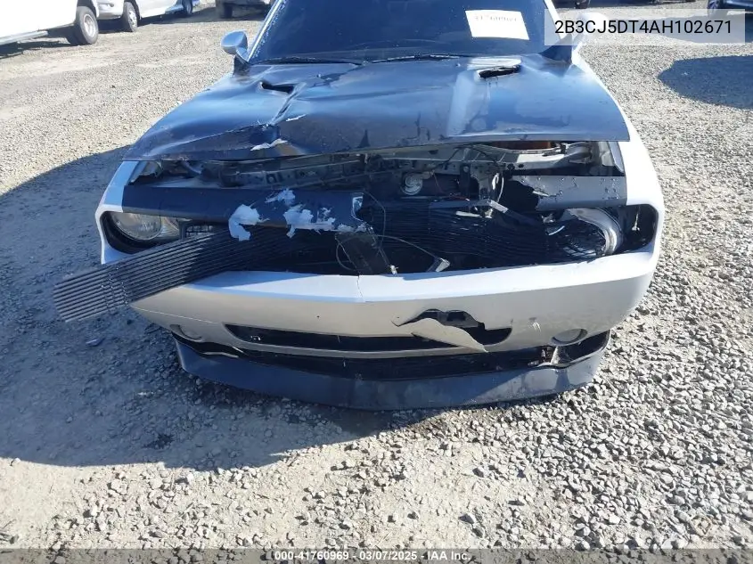 2010 Dodge Challenger R/T VIN: 2B3CJ5DT4AH102671 Lot: 41760969