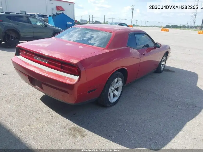 2010 Dodge Challenger Se VIN: 2B3CJ4DVXAH282265 Lot: 42143095