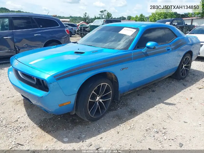 2010 Dodge Challenger R/T VIN: 2B3CJ5DTXAH134850 Lot: 42592314