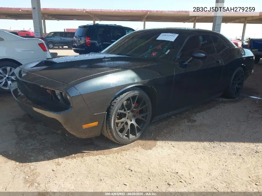 2010 Dodge Challenger R/T VIN: 2B3CJ5DT5AH279259 Lot: 42632952
