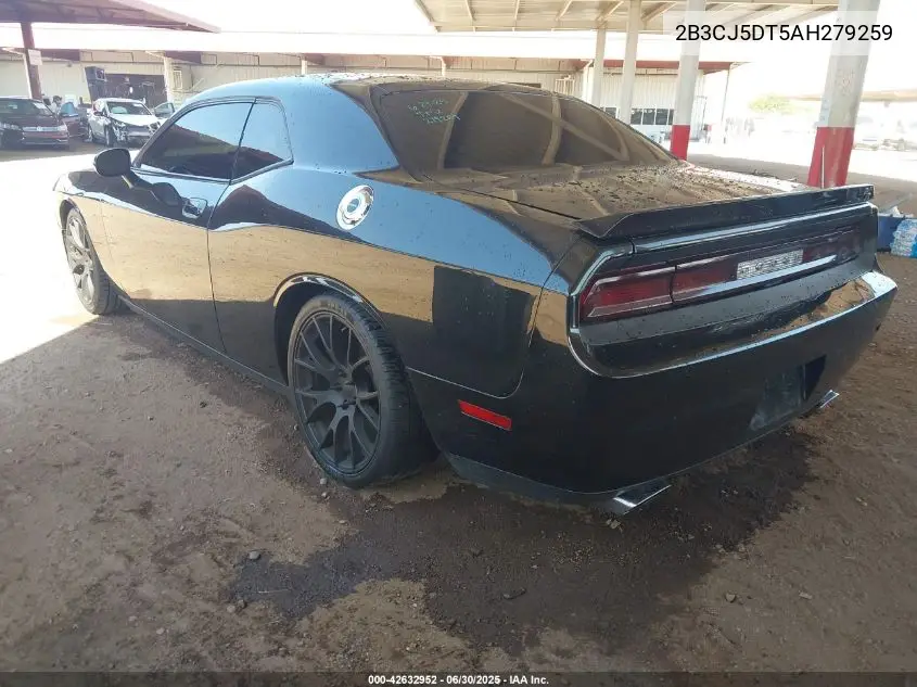 2010 Dodge Challenger R/T VIN: 2B3CJ5DT5AH279259 Lot: 42632952